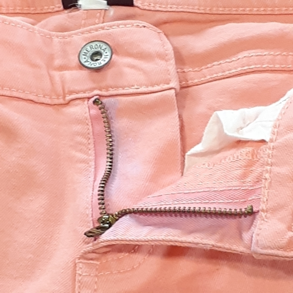 Merona Peach Colored Jeans Size 2 - Picture 7 of 8
